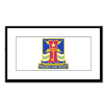 1ID4BCTSTB - M01 - 02 - DUI - 4th BCT - Special Troops Battalion - Small Framed Print - Click Image to Close