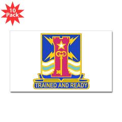 1ID4BCTSTB - M01 - 01 - DUI - 4th BCT - Special Troops Battalion - Sticker (Rectangle 10 pk)