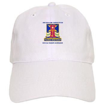 1ID4BCTSTB - A01 - 01 - DUI - 4th BCT - Special Troops Battalion with Text - Cap