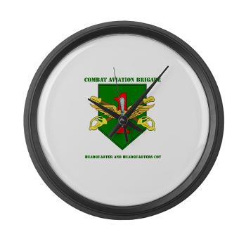 1IDHQHQC - M01 - 03 - DUI - HQ and HQ Coy with Text - Large Wall Clock