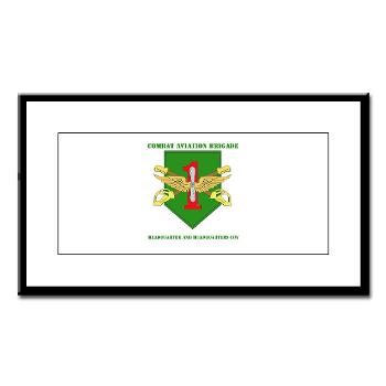 1IDHQHQC - M01 - 02 - DUI - HQ and HQ Coy with Text - Small Framed Print - Click Image to Close