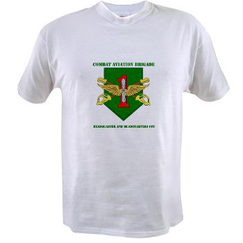 1IDHQHQC - A01 - 04 - DUI - HQ and HQ Coy with Text - Value T-shirt