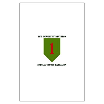 1IDSTB - M01 - 02 - DUI - Division - Special Troops Battalion with Text - Large Poster