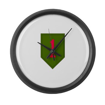 1IDSTB - M01 - 03 - DUI - Division - Special Troops Battalion Large Wall Clock - Click Image to Close
