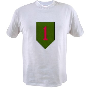 1IDSTB - A01 - 04 - DUI - Division - Special Troops Battalion Value T-shirt - Click Image to Close