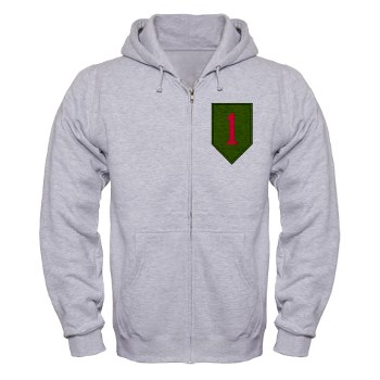 1IDSTB - A01 - 03 - DUI - Division - Special Troops Battalion Zip Hoodie - Click Image to Close