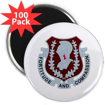 1MB - M01 - 01 - DUI - 1st Medical Brigade - 2.25" Magnet (100 pack) - Click Image to Close