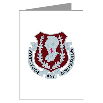 1MB - M01 - 02 - DUI - 1st Medical Brigade - Greeting Cards (Pk of 10) - Click Image to Close