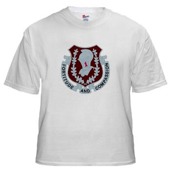 1MB - A01 - 04 - DUI - 1st Medical Brigade - White T-Shirt