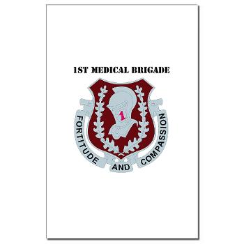 1MB - M01 - 02 - DUI - 1st Medical Brigade with text - Mini Poster Print