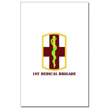 1MB - M01 - 02 - SSI - 1st Medical Bde with Text - Mini Poster Print