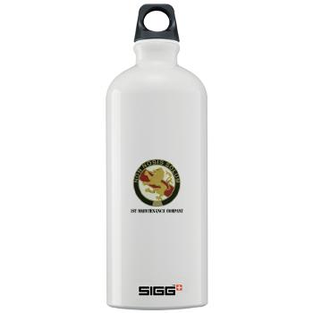 1MC - M01 - 03 - 1st Maintenance Company with Text - Sigg Water Bottle 1.0L