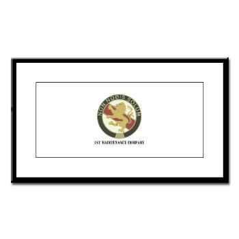 1MC - M01 - 02 - 1st Maintenance Company with Text - Small Framed Print
