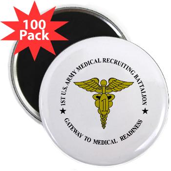 1MRB - M01 - 01 - DUI - 1st Medical Recruiting Battalion (Patriots) - 2.25" Magnet (100 pack) - Click Image to Close