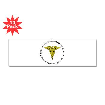 1MRB - M01 - 01 - DUI - 1st Medical Recruiting Battalion (Patriots) - Sticker (Bumper 10 pk) - Click Image to Close