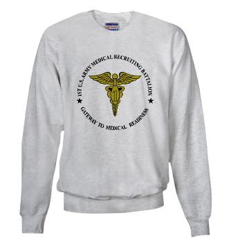 1MRB - A01 - 04 - DUI - 1st Medical Recruiting Battalion (Patriots) - Sweatshirt - Click Image to Close
