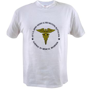 1MRB - A01 - 04 - DUI - 1st Medical Recruiting Battalion (Patriots) - Value T-shirt - Click Image to Close