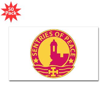 1MSC - M01 - 01 - DUI - 1st Mission Support Command - Sticker (Rectangle 50 pk)