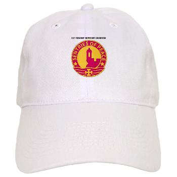 1MSC - A01 - 01 - DUI - 1st Mission Support Command with Text - Cap
