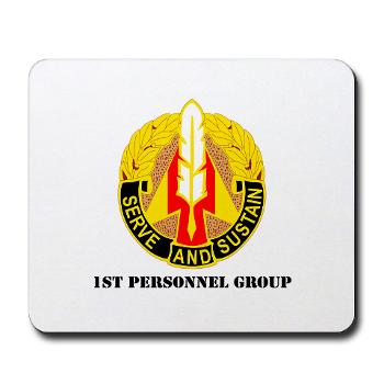 1PG - M01 - 03 - DUI - 1st Personnel Group with Text - Mousepad