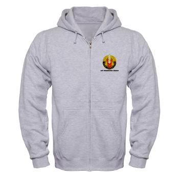 1PG - A01 - 03 - DUI - 1st Personnel Group with Text - Zip Hoodie