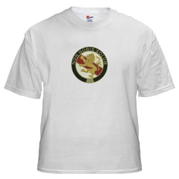 1PSB - A01 - 04 - DUI - 1st Personnel Service Battalion - White T-Shirt