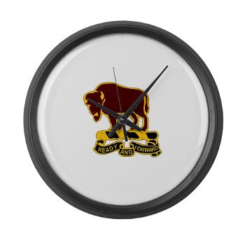1S10CR - M01 - 03 - DUI - 1st Sqdrn - 10th Cavalry Regt - Large Wall Clock