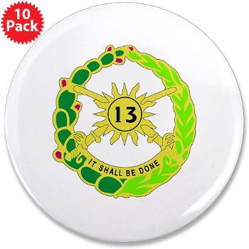 1S13CR - M01 - 01 - DUI - 1st Sqdrn - 13th Cav Regt - 3.5" Button (10 pack) - Click Image to Close