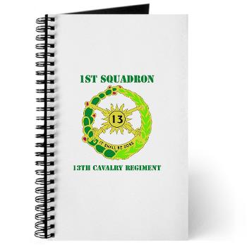 1S13CR - M01 - 02 - DUI - 1st Sqdrn - 13th Cav Regt with Text - Journal