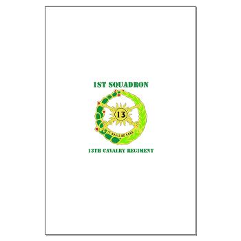1S13CR - M01 - 02 - DUI - 1st Sqdrn - 13th Cav Regt with Text - Large Poster - Click Image to Close