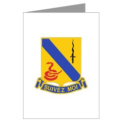 1S14CR - M01 - 02 - DUI - 1st Sqdrn - 14th Cavalry Regt - Greeting Cards (Pk of 10)