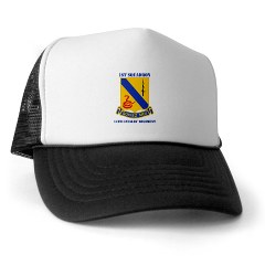 1S14CR - A01 - 02 - DUI - 1st Sqdrn - 14th Cavalry Regt with Text - Trucker Hat