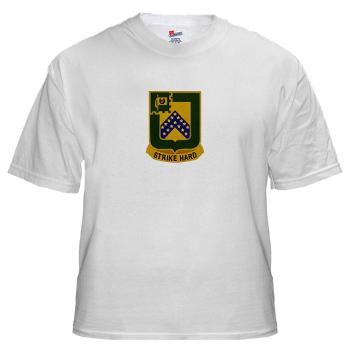 1S16CR - A01 - 04 - DUI - 1st Squadron - 16th Cavalry Regiment with Text - White t-Shirt