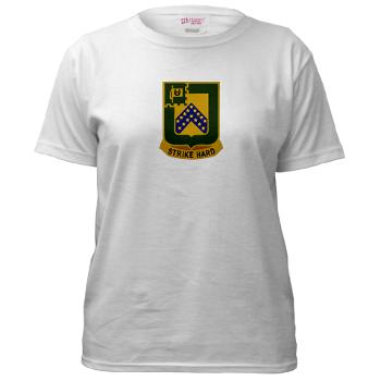 1S16CR - A01 - 04 - DUI - 1st Squadron - 16th Cavalry Regiment with Text - Women's T-Shirt
