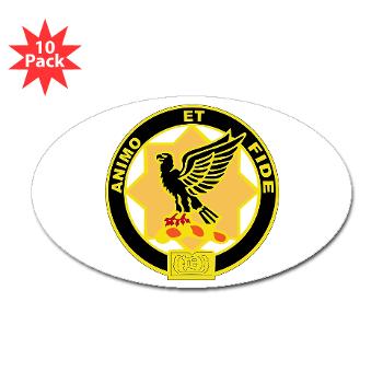 1S1CR - M01 - 01 - DUI - 1st Squadron - 1st Cavalry Regiment - Sticker (Oval 10 pk)