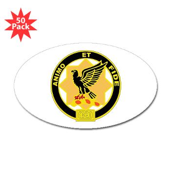 1S1CR - M01 - 01 - DUI - 1st Squadron - 1st Cavalry Regiment - Sticker (Oval 50 pk)