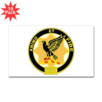 1S1CR - M01 - 01 - DUI - 1st Squadron - 1st Cavalry Regiment - Sticker (Rectangle 10 pk)