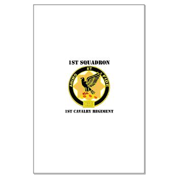 1S1CR - M01 - 02 - DUI - 1st Squadron - 1st Cavalry Regiment with Text - Large Poster - Click Image to Close