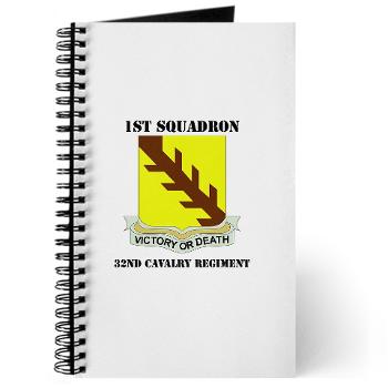 1S32CR - M01 - 02 - DUI - 1st Sqdrn - 32nd Cavalry Regiment with Text Journal