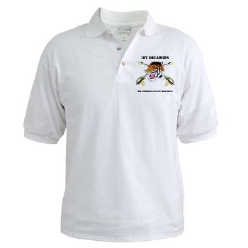 1S3ACR - A01 - 04 - DUI - 1st Sqdrn - 3rd ACR with text - Golf Shirt