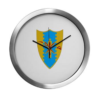 1S4CR - M01 - 03 - DUI - 1st Squadron - 4th Cavalry Regiment with text - Modern Wall Clock