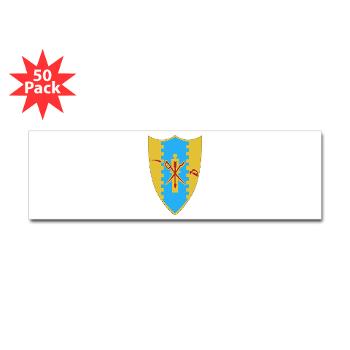 1S4CR - M01 - 01 - DUI - 1st Squadron - 4th Cavalry Regiment with text - Sticker (Bumper 50 pk) - Click Image to Close