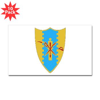 1S4CR - M01 - 01 - DUI - 1st Squadron - 4th Cavalry Regiment with text - Sticker (Rectangle 10 pk)