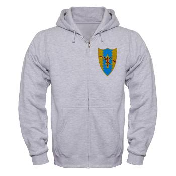1S4CR - A01 - 03 - DUI - 1st Squadron - 4th Cavalry Regiment with text - Zip Hoodie - Click Image to Close