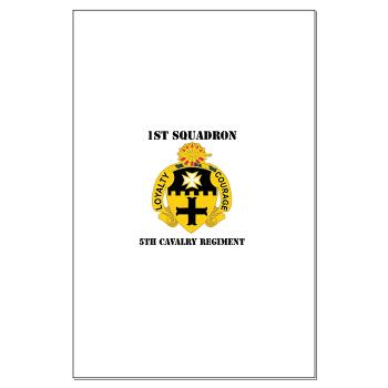1S5CR - M01 - 02 - DUI - 1st Squadron - 5th Cavalry Regiment with Text - Large Poster - Click Image to Close