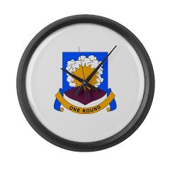 1S75CR - M01 - 03 - DUI - 1st Squadron - 75th Cavalry Regiment Large Wall Clock