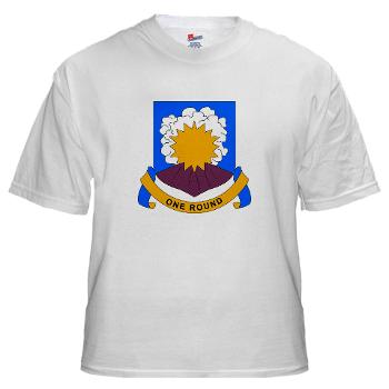 1S75CR - A01 - 04 - DUI - 1st Squadron - 75th Cavalry Regiment White T-Shirt