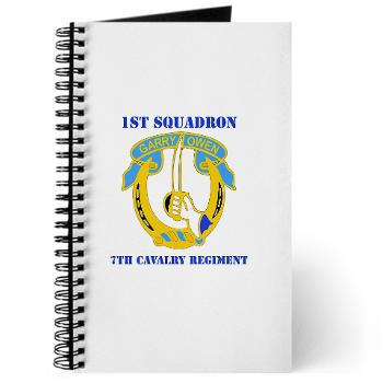 1S7CR - M01 - 02 - DUI - 1st Squadron - 7th Cavalry Regiment with Text - Journal - Click Image to Close