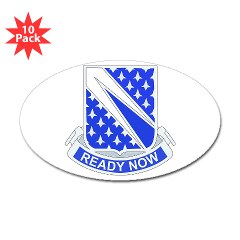 1S89CR - M01 - 01 - DUI - 1st Sqdrn - 89th Cavalry Regt Sticker (Oval 10 pk)