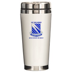 1S89CR - M01 - 03 - DUI - 1st Sqdrn - 89th Cavalry Regt with Text Ceramic Travel Mug - Click Image to Close